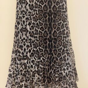 Coco Bianco Animal Print A-Line Skirt